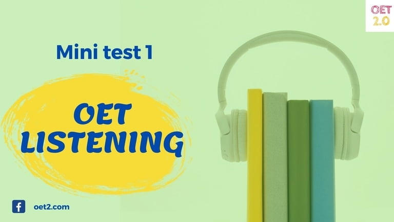 OET listening practice with answers