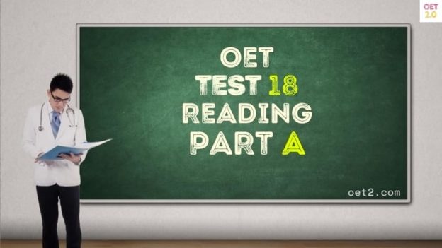 OET Reading Mock test 18 Part A